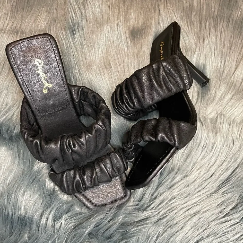 Double Ruched Band Heel - Picture 4 of 7